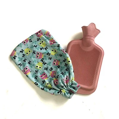 1 Liter Wärmflasche mit Bezug