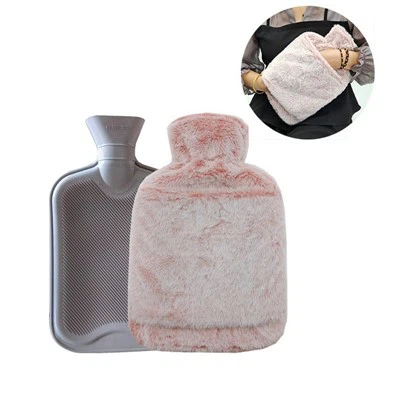 Wärmflaschenhülle mit Tasche